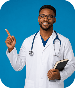 A confident specialist doctor